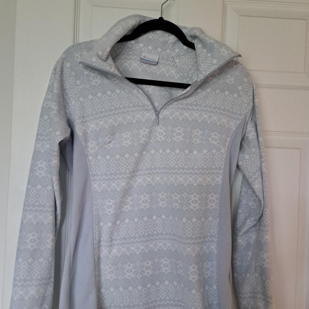 Columbia Fleece Geometric Pullover